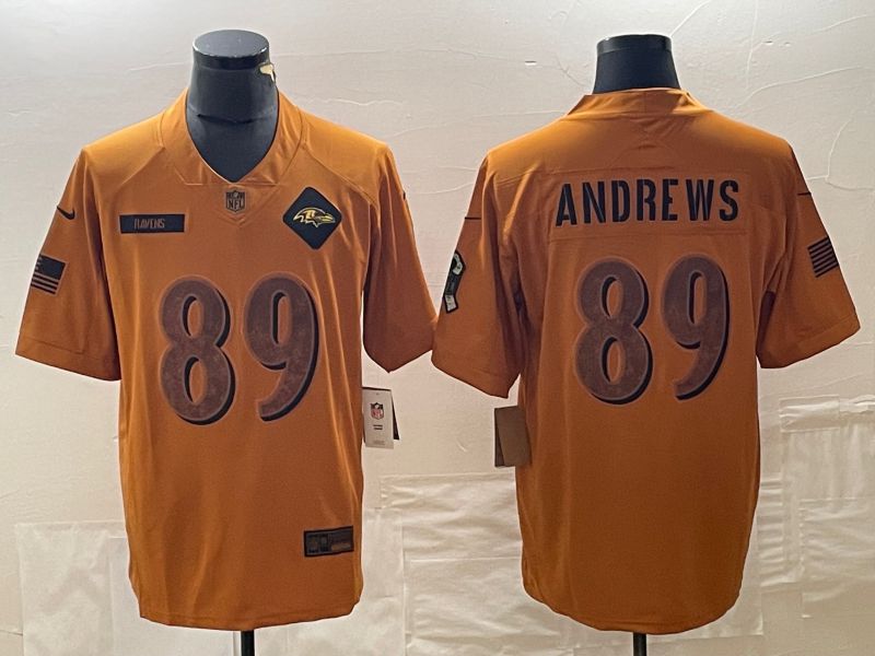 Men Baltimore Ravens #89 Andrews brown Nike 2023 Salute To Service Limited NFL Jersey->new york giants->NFL Jersey